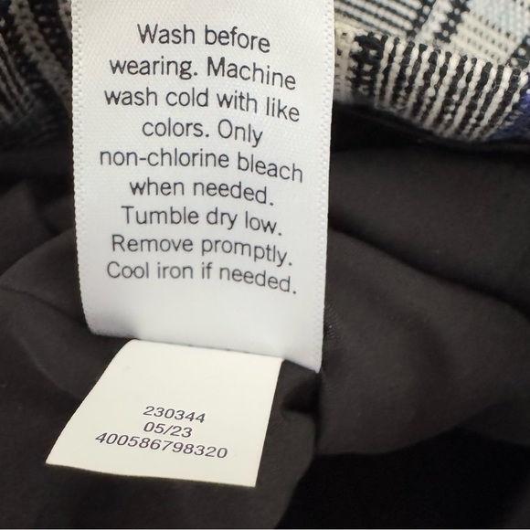 NINE WEST TAILORED MINI SKIRT BLUE MULTI PLAID SIZE SMALL - Picture 6 of 8